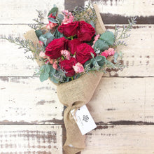 Load image into Gallery viewer, Signature Bouquet To You (Roses Red Eucalyptus Design)