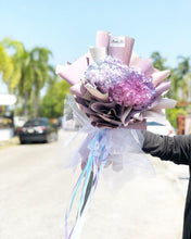 Load image into Gallery viewer, Prestige Wrap Preserved Hydrangea To You (Hydrangea Two Tone Purple Blue Design)