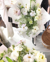 Load image into Gallery viewer, Prestige Bouquet To You (Ranunculus Butterfly Lilac Blue Wrap Bouquet To You)