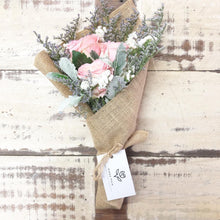 Load image into Gallery viewer, Signature Bouquet To You (Roses Pink Silver Leaf Design)
