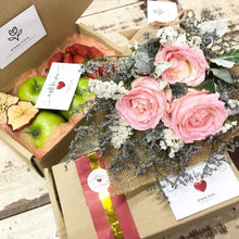 Load image into Gallery viewer, Signature Bouquet To You (Roses Pink Silver Leaf Design)