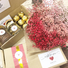 Load image into Gallery viewer, Signature Bouquet To You (Baby Breath Pink Red Tone Design)