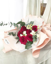 Load image into Gallery viewer, Prestige Bouquet To You (Red Roses Chamomile Pink Wrap Bouquet To You)