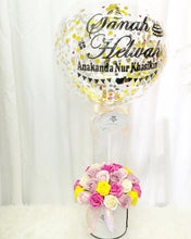 Load image into Gallery viewer, Hot Air Ballin Everlasting Soap Flower Box To You - 33 Roses (Cheerful Bright Color Design)