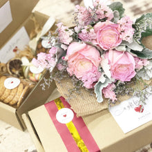Load image into Gallery viewer, Signature Bouquet To You (Roses Pink Silver Leaf Design)
