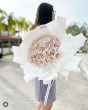 Load image into Gallery viewer, Valentines Prestige  Style Wrap Bouquet To You -ECUADOR QUICKSAND ROSES
