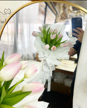 Load image into Gallery viewer, Valentine's Prestige Bouquet To You  (Pink Tulip  Style Wrap Design )