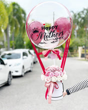 Load image into Gallery viewer, Hot Air Ballon Everlasting Soap Flower To You - 33 Roses (Ombre Pink Design)