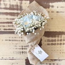 Load image into Gallery viewer, Signature Bouquet To You (Roses Blue White Baby Breath Design)