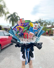 Load image into Gallery viewer, Premium Snack Bouquet To You (XXXLSize Snack Blue Black Design )