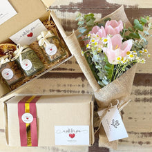 Load image into Gallery viewer, Exclusive Signature Bouquet To You (Tulip Pink Chamomile Eucalyptus Design)