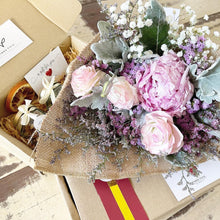 Load image into Gallery viewer, Exclusive Signature Bouquet To You (Peony Pink Silver Leaf Design)