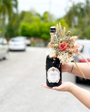 Load image into Gallery viewer, Preserved Flowers Red Grapes Sparkling Juice To You (1 Rose Red Design)