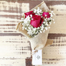Load image into Gallery viewer, Signature Bouquet To You (Roses Red Baby Breath Design)