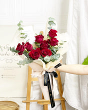 Load image into Gallery viewer, Prestige Bouquet To You (Kenya Red Roses Eucalyptus Design)