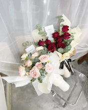 Load image into Gallery viewer, Prestige Bouquet To You (Kenya Pink Avalanche Eucalyptus Design) (Small 6 Roses)