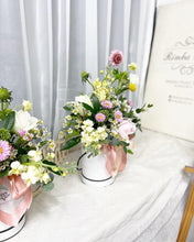 Load image into Gallery viewer, Flower Box To You (Twinning Flower Box Pastel Pink Yellow Green Design )