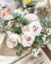Load image into Gallery viewer, Premium Signature Bouquet To You (Quicksand Roses Eucalyptus Design)