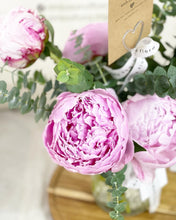 Load image into Gallery viewer, Flower Jar To You (Peony & Eucalyptus)
