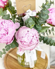 Load image into Gallery viewer, Flower Jar To You (Peony & Eucalyptus)