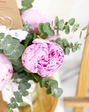 Load image into Gallery viewer, Flower Jar To You (Peony & Eucalyptus)