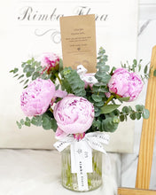 Load image into Gallery viewer, Flower Jar To You (Peony & Eucalyptus)