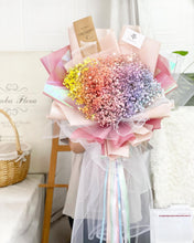 Load image into Gallery viewer, Prestige Wrap Baby Breath To You (XL Rainbow Lace Design)