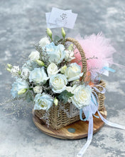 Load image into Gallery viewer, Premium Fruit Flower Basket To You (Blue White Design)