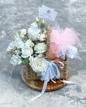 Load image into Gallery viewer, Premium Fruit Flower Basket To You (Blue White Design)