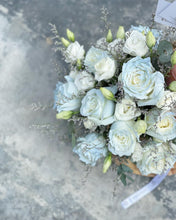 Load image into Gallery viewer, Premium Fruit Flower Basket To You (Blue White Design)