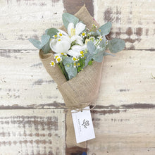 Load image into Gallery viewer, Exclusive Signature Bouquet To You (Tulip White Chamomile Eucalyptus Design)