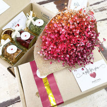 Load image into Gallery viewer, Signature Bouquet To You (Baby Breath Pink Red Tone Design)