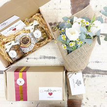 Load image into Gallery viewer, Exclusive Signature Bouquet To You (Tulip White Chamomile Eucalyptus Design)