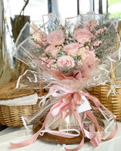 Load image into Gallery viewer, Prestige Bouquet To You (Pink Roses Silver Leaf Design)
