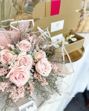 Load image into Gallery viewer, Prestige Bouquet To You (Pink Roses Silver Leaf Design)