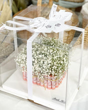 Load image into Gallery viewer, Cake Style Flower Money Box To You (Baby Breath Transparent Box Design)
