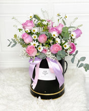 Load image into Gallery viewer, Hot Air Ballon Flower Box To You (Purple White Design)