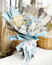 Load image into Gallery viewer, Prestige Wrap Preserved Roses To You (Flowers of Roses Blue Tone Blue Design)