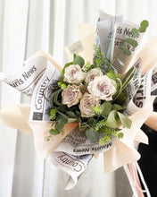Load image into Gallery viewer, Premium Bouquet To You (Westminster Abbey Roses Style Loose Wrap Design)
