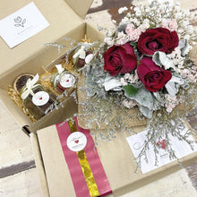 Load image into Gallery viewer, Signature Bouquet To You (Roses Red Silver Leaf Design)