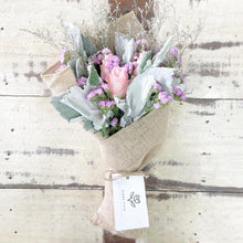 Load image into Gallery viewer, Signature Bouquet To You (Roses Pink Silver Leaf Design)