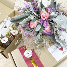 Load image into Gallery viewer, Signature Bouquet To You (Roses Pink Silver Leaf Design)