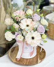 Load image into Gallery viewer, Flower Box To You (Daisy, Roses, Eucalyptus, Statice, Casphia )