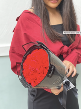 Load image into Gallery viewer, RUSSIAN WRAP Everlasting Soap Roses Bouquet To You - Russian Style 18 Red Roses