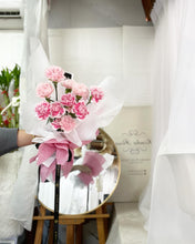 Load image into Gallery viewer, Signature Mother&#39;s Day Bouquet To You (Pastel Pink Carnation Bouquet-12 Stalks)

