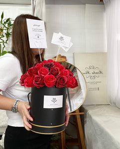 Everlasting Soap Flower Box To You - 33 Roses (Red Design)