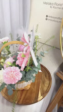Load and play video in Gallery viewer, BIRD’S NEST FLOWER BASKET Carnation Style To You (Full Loaded Carnation Series)
