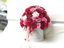 Load image into Gallery viewer, Everlasting Soap Flower Box To You- 66 Roses (Red Pink Theme)
