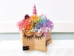 Unicorn Flower Box To You (Baby Breath)