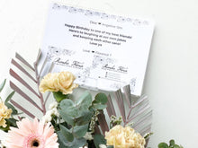 Load image into Gallery viewer, Signature Flower Box To You (Roses, Alstroemeria, Yellow Billy Buttons, Mixed Greens)
